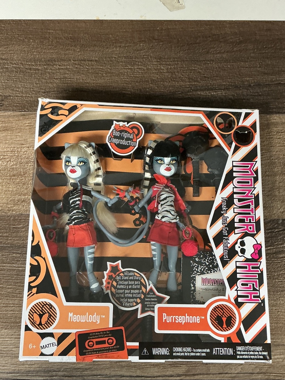 Monster High Boo-riginal Creeproduction Meowlody & Purrsephone Dolls